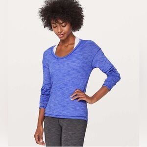 B- Lululemon Meant To Move Long Sleeve
Heathered Blazer Blue